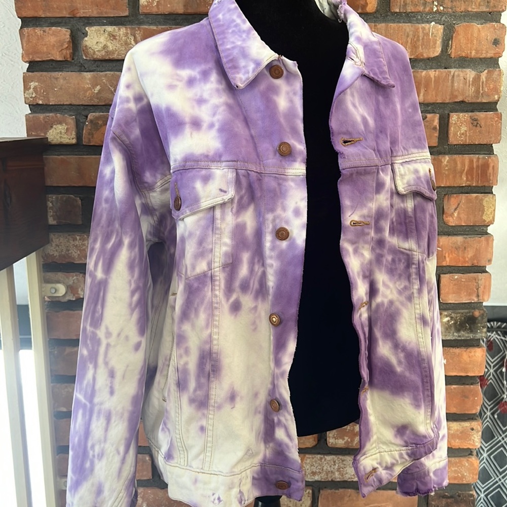 Britania Outerwear Vintage denim Jacket tie-dye